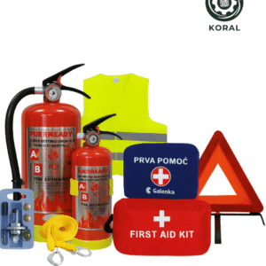 Obavezni set za auto – PP aparat, prva pomoć i sigurnosna oprema