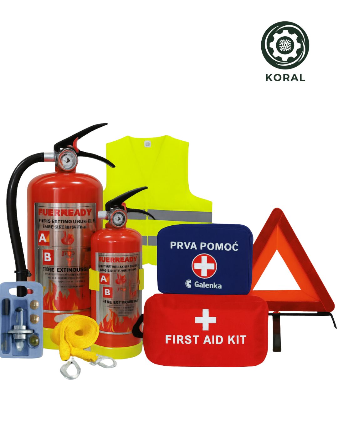 Obavezni set za auto – PP aparat, prva pomoć i sigurnosna oprema