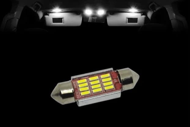 LED sijalica Festoon C10W C5W 36mm CANBUS 12 smd